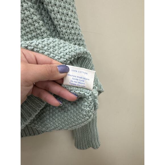 Alice Walk 100% Cotton Chunky Classic Fisherman Sweater Size small - Picture 4 of 10